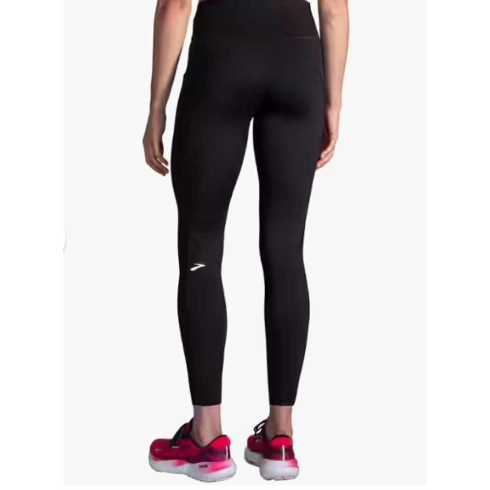 Brooks Spark Tights Womens L Running Ankle Leggings Pockets Activewear 221664